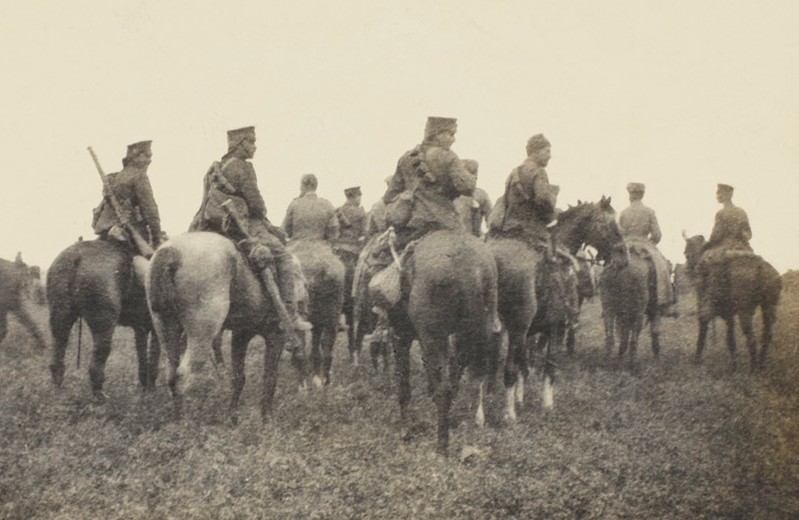 British cavalry at Néry, 1 September 1914