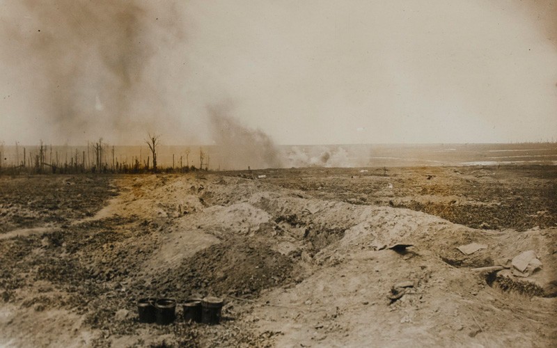 Bombardment near Trones Wood, September 1916