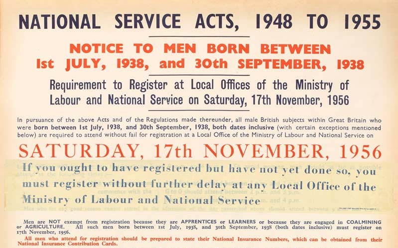 National Service Acts, 1948 to 1955