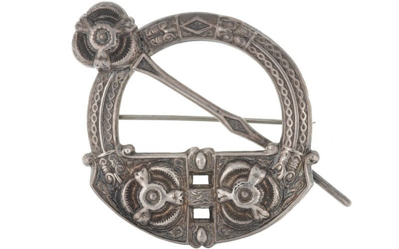 Celtic plaid brooch taken from the body of a rebel by Lt M S Payne, Lincolnshire Regiment