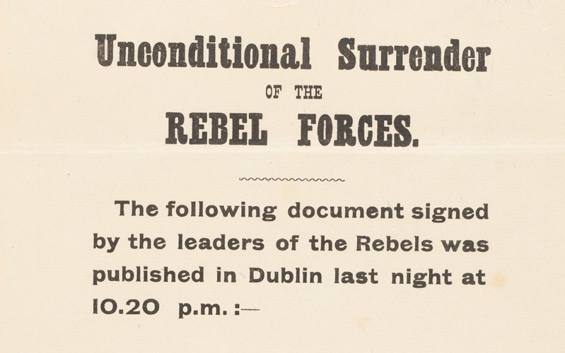 'Unconditional Surrender of the Rebel Forces'