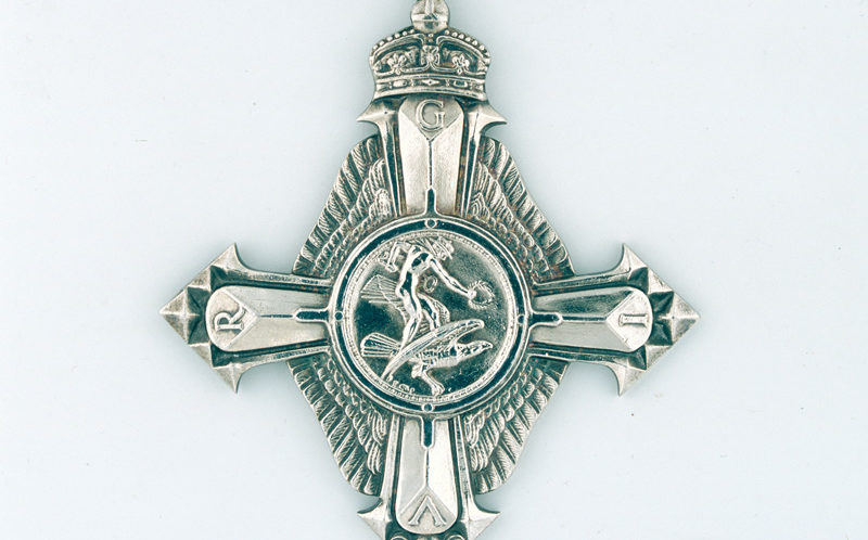 Air Force Cross awarded to Major Oliver Stewart, Royal Flying Corps, 1918