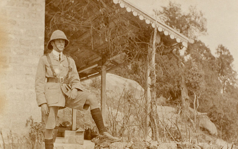 Lieutenant Walter Bagot-Chester in India, c1910