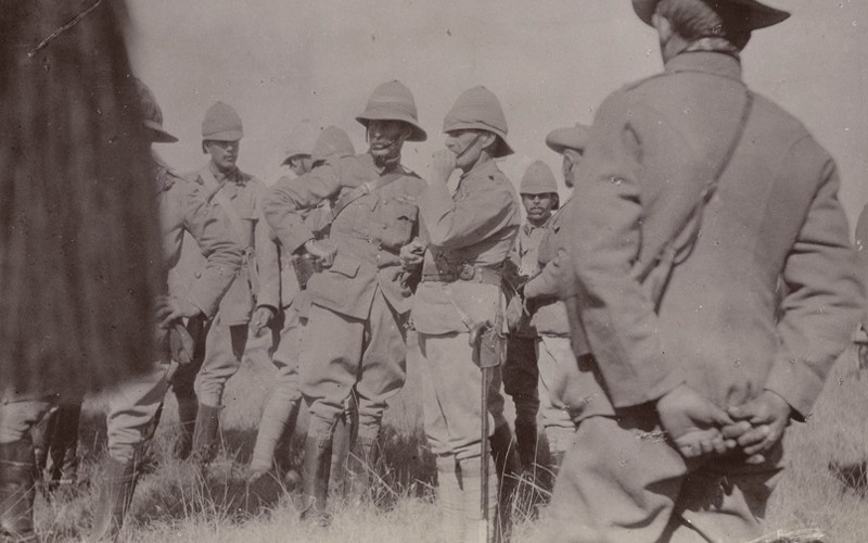 General Horace Smith-Dorrien (centre right), South Africa, c1900