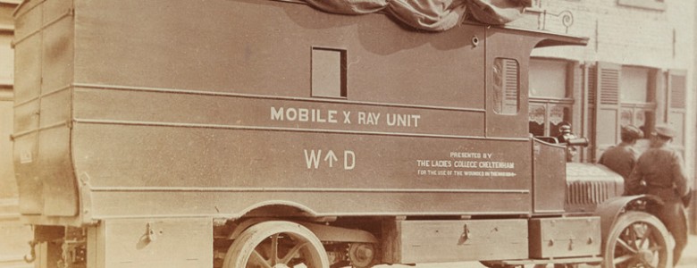 A mobile x-ray unit at Bailleul, c1915