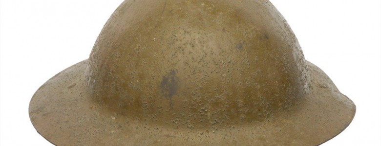 Mark I Brodie pattern steel helmet, 1916