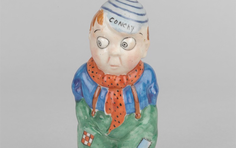 'Conchy', ceramic figurine