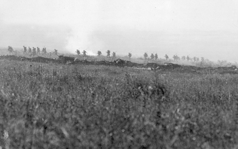 Infantry attack on the Somme, 1 July 1916