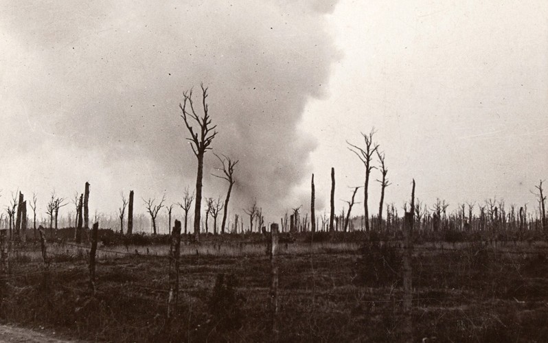Troops at Bernafay Wood, 1916