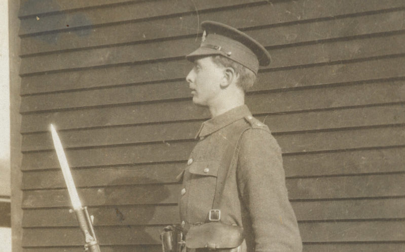 Cyril in uniform, 1915