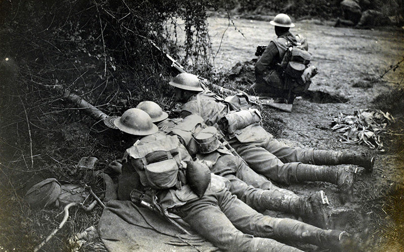 Lewis Gunners of The Duke of Cambridge's Own (Middlesex Regiment), 1918