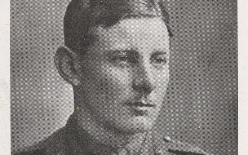 Second Lieutenant Noel Evans, Royal Field Artillery, 1918